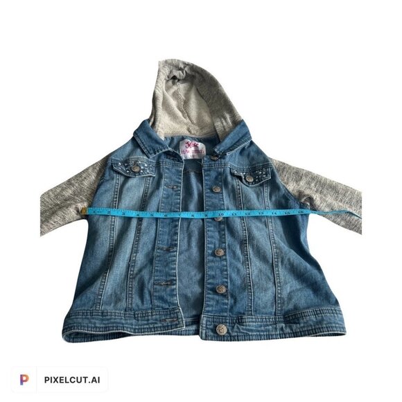 Justice Blue Jean Jacket Size 12-14 - Picture 2 of 9